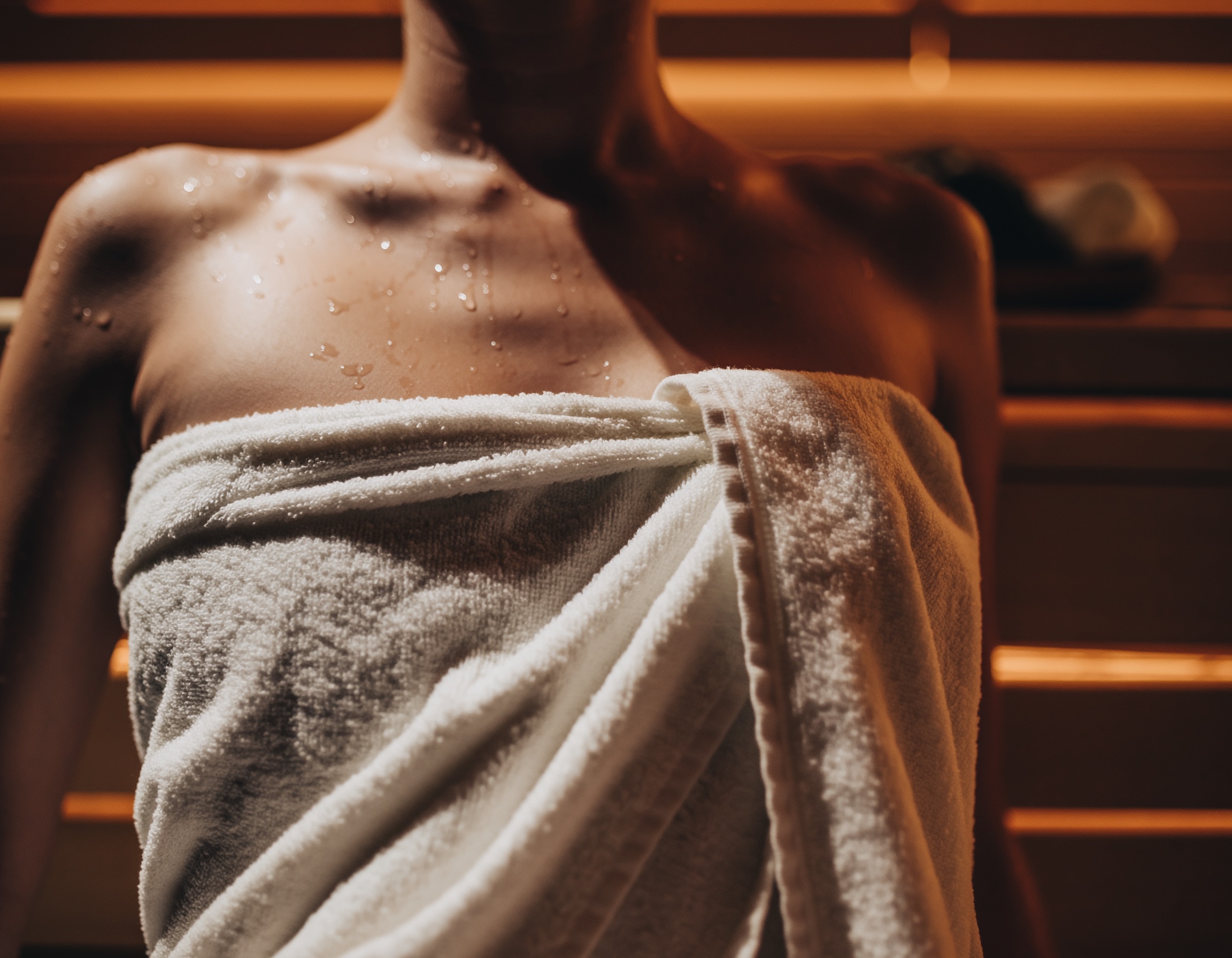 Sauna at Biome, Corinthia London